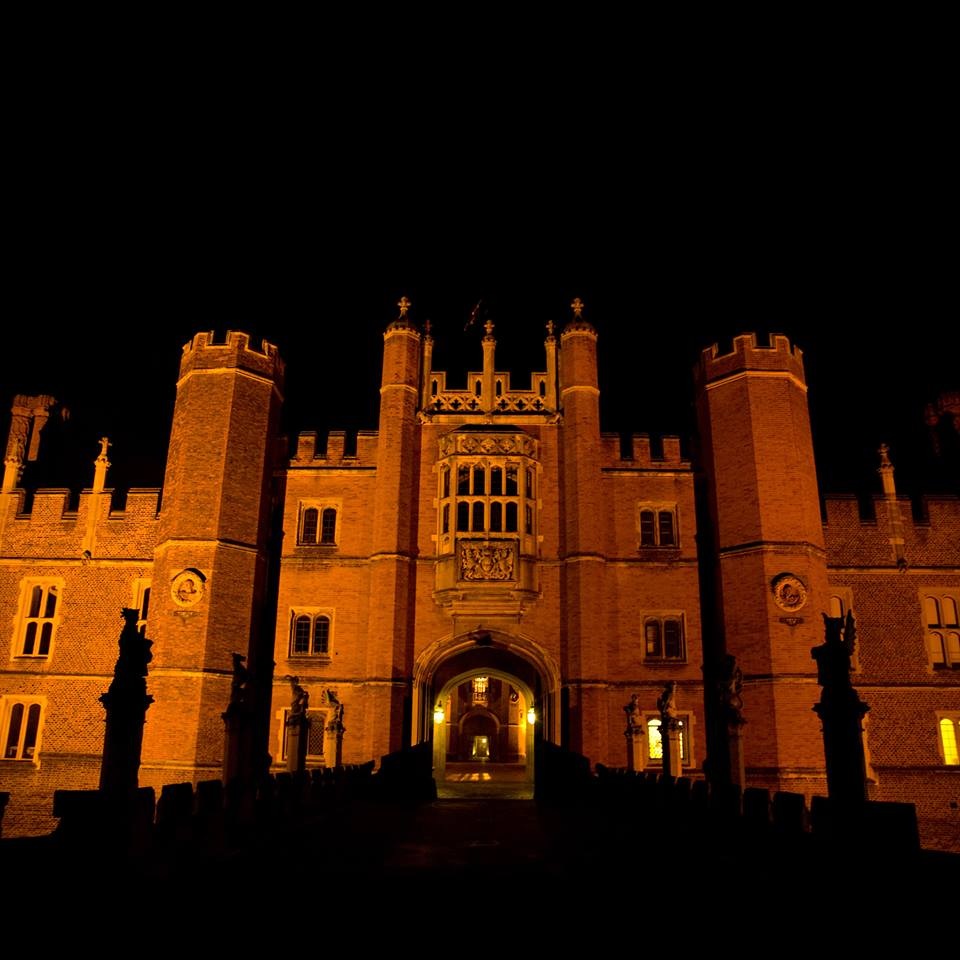 Hampton Court at night